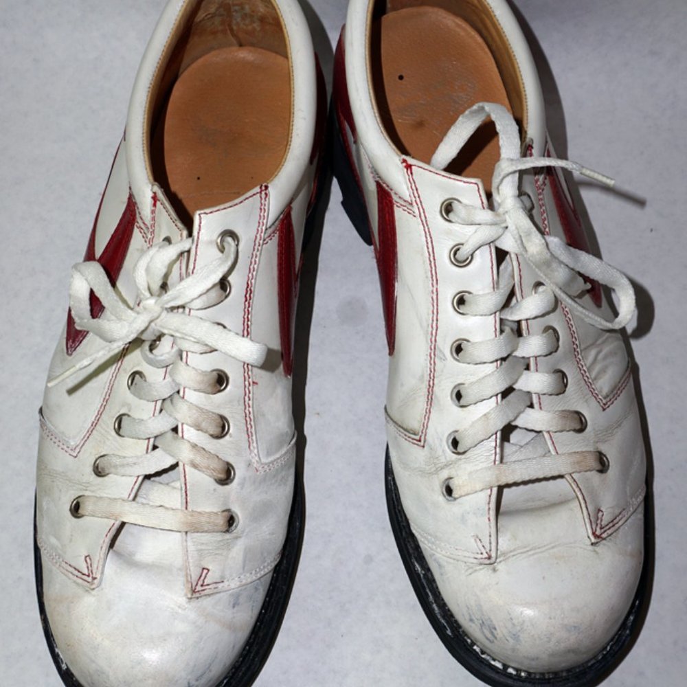 John Fluevog Seventh Heaven Angels Derby M 12 White/Red